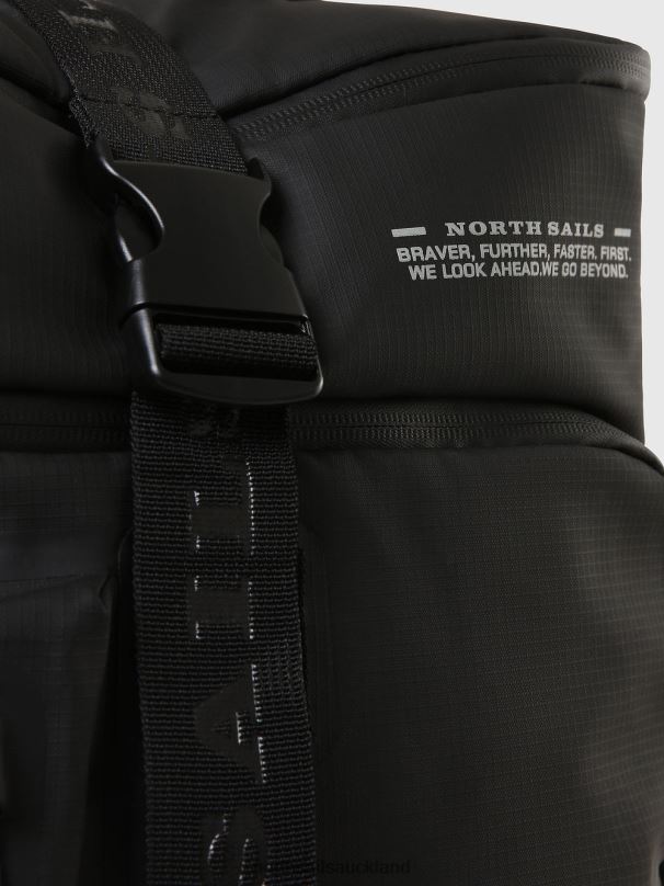 BACKPACK WITH ROLL TOP Black Accessories Men X20HV666 North Sails