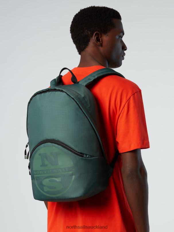 RECYCLED NYLON BACKPACK Military green Accessories Men X20HV466 North Sails