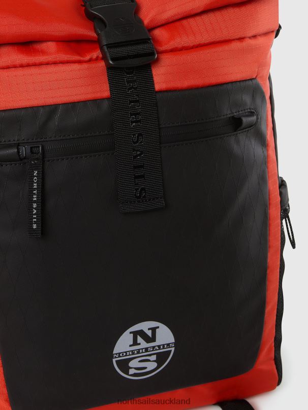 ROLL-TOP BACKPACK Bright orange Accessories Men X20HV480 North Sails