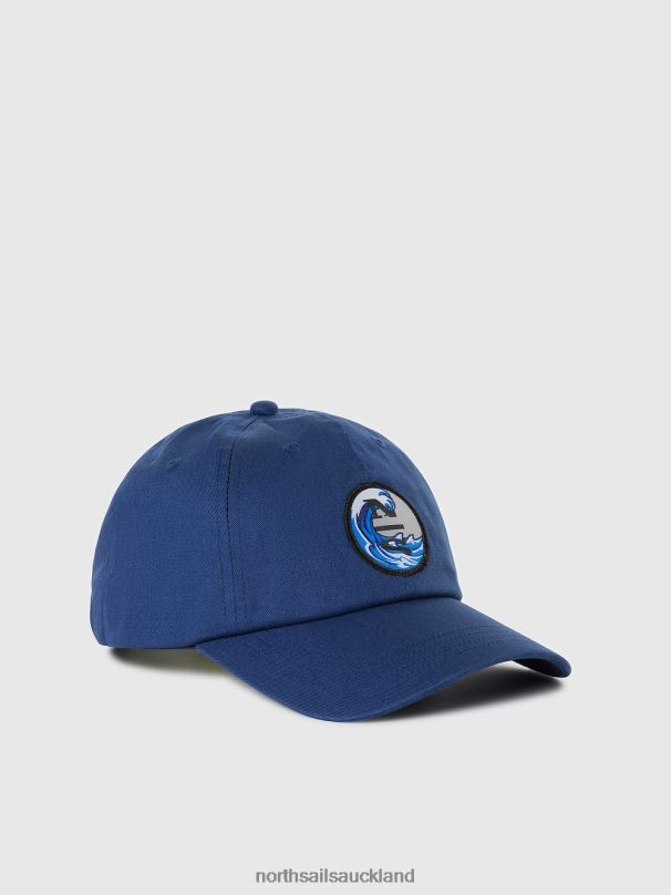 BASEBALL CAP WITH LETTERING Ocean blue Accessories Men X20HV454 North Sails