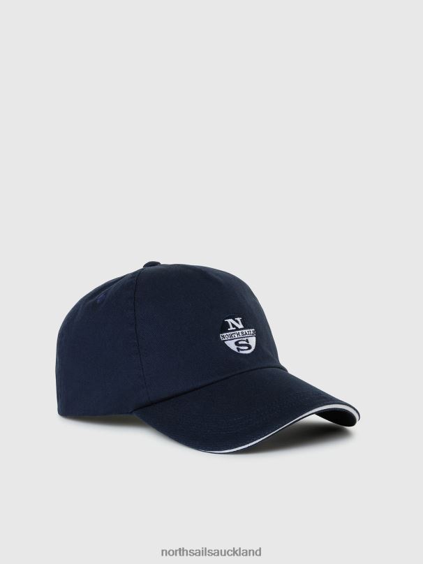 BASEBALL CAP WITH TONAL LOGO Navy blue Accessories Men X20HV458 North Sails