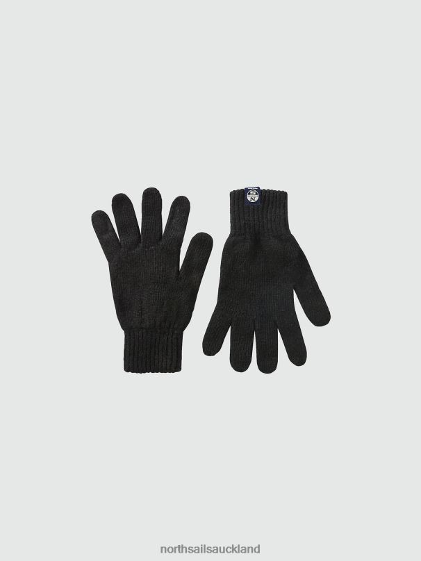 CASHMERE GLOVES Black Accessories Men X20HV693 North Sails