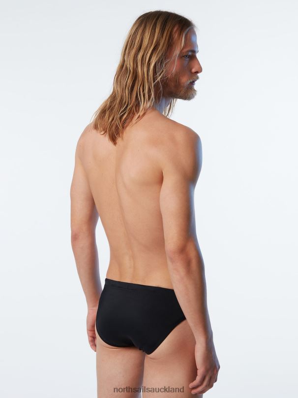 RECYCLED NYLON SWIM BRIEFS Black Beachwear Men X20HV414 North Sails