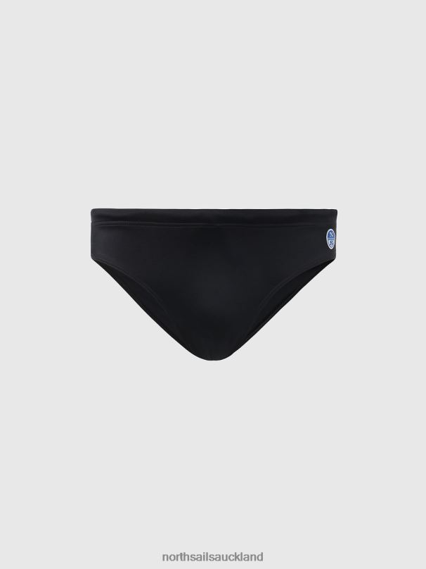 RECYCLED NYLON SWIM BRIEFS Black Beachwear Men X20HV414 North Sails