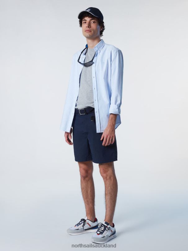 HYBRID BERMUDA SWIM SHORTS Navy blue Beachwear Men X20HV409 North Sails