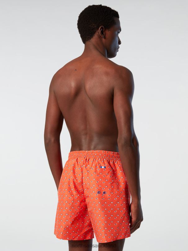 SWIM SHORTS WITH ALL-OVER PRINT Combo 25 Beachwear Men X20HV384 North Sails