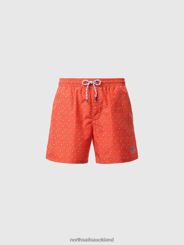 SWIM SHORTS WITH ALL-OVER PRINT Combo 25 Beachwear Men X20HV384 North Sails