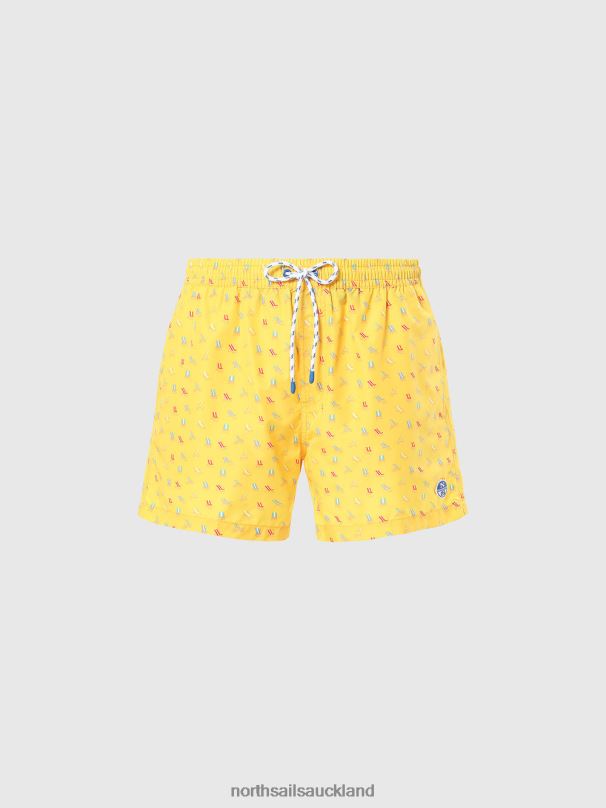 SWIM SHORTS WITH ALL-OVER PRINT Combo 27 Beachwear Men X20HV422 North Sails