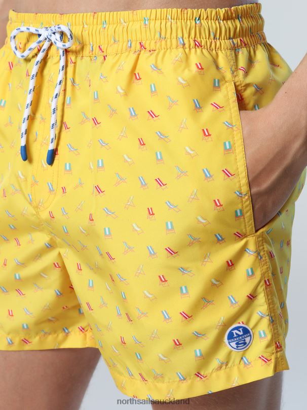 SWIM SHORTS WITH ALL-OVER PRINT Combo 27 Beachwear Men X20HV422 North Sails