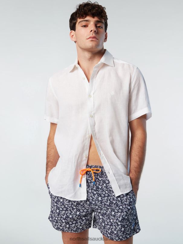 SWIM SHORTS WITH ALL-OVER PRINT Combo 74 Beachwear Men X20HV424 North Sails