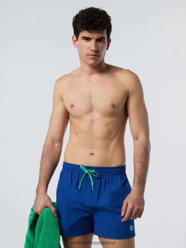 SWIM SHORTS WITH LOGO PATCH Ocean blue Beachwear Men X20HV390 North Sails