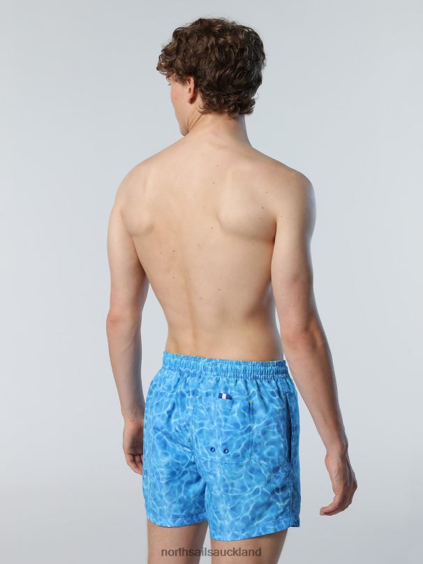 SWIM SHORTS WITH OCEAN PRINT Combo 37 Beachwear Men X20HV378 North Sails
