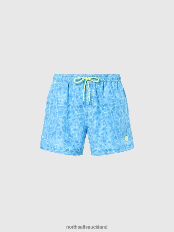 SWIM SHORTS WITH OCEAN PRINT Combo 37 Beachwear Men X20HV378 North Sails