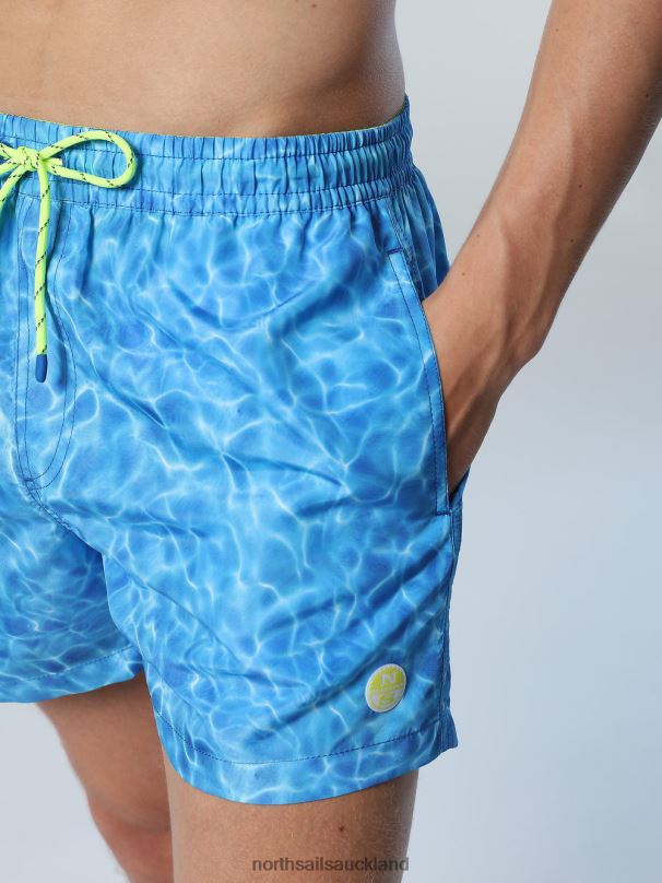 SWIM SHORTS WITH OCEAN PRINT Combo 37 Beachwear Men X20HV378 North Sails
