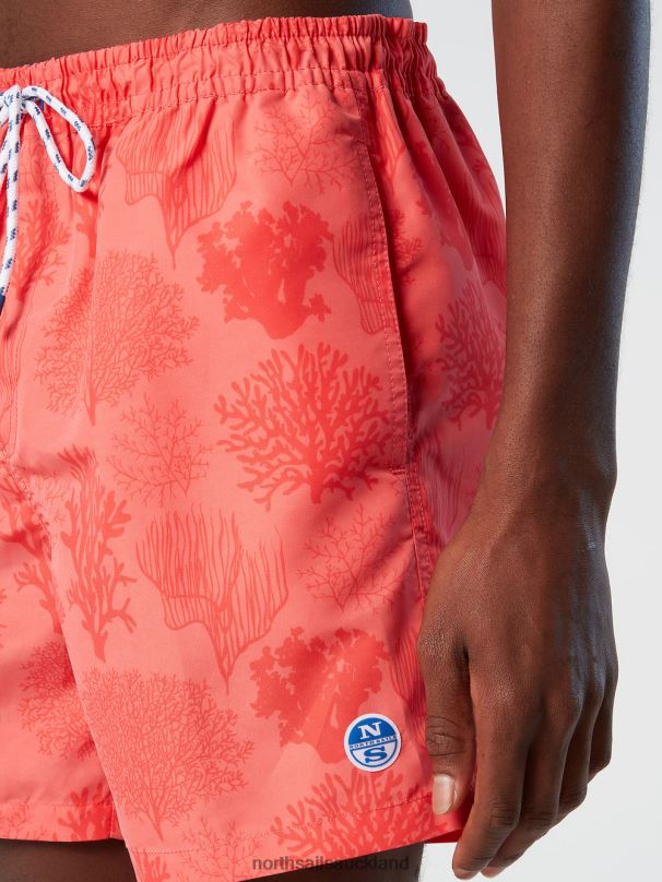 SWIM SHORTS WITH PEACHSKIN FINISH Combo 68 Beachwear Men X20HV375 North Sails