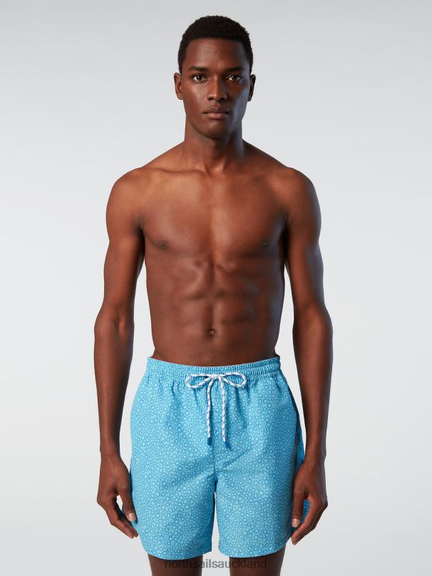 SWIM SHORTS WITH PEACHSKIN FINISH Combo 76 Beachwear Men X20HV377 North Sails