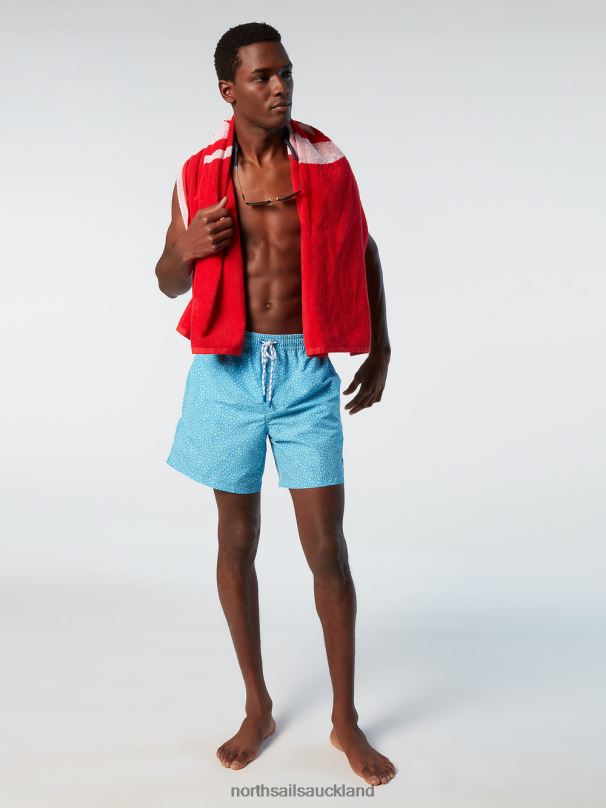 SWIM SHORTS WITH PEACHSKIN FINISH Combo 76 Beachwear Men X20HV377 North Sails