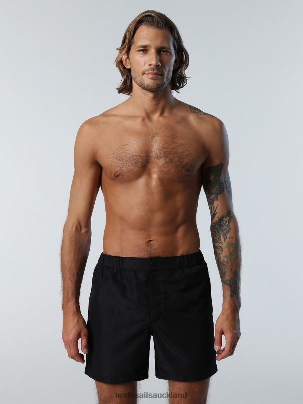 SWIM SHORTS WITH TAILORED CUT Black Beachwear Men X20HV405 North Sails