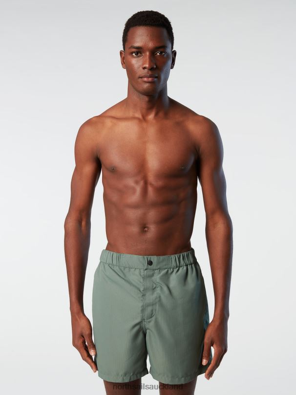 SWIM SHORTS WITH TAILORED CUT Military green Beachwear Men X20HV404 North Sails