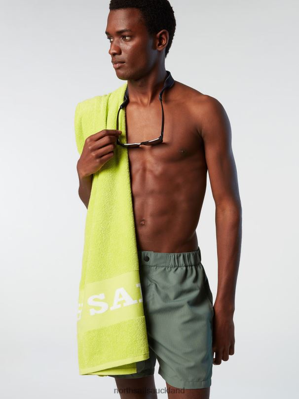 SWIM SHORTS WITH TAILORED CUT Military green Beachwear Men X20HV404 North Sails