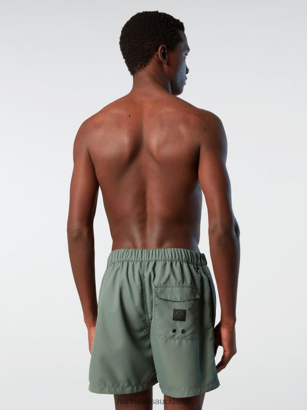 SWIM SHORTS WITH TAILORED CUT Military green Beachwear Men X20HV404 North Sails