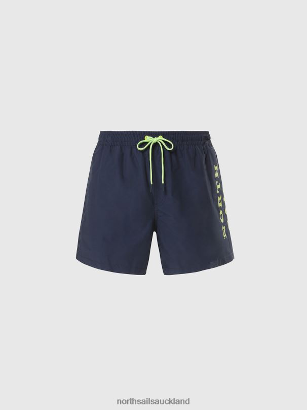 SWIM SHORTS WITH TEXTURED PRINT Navy blue Beachwear Men X20HV411 North Sails
