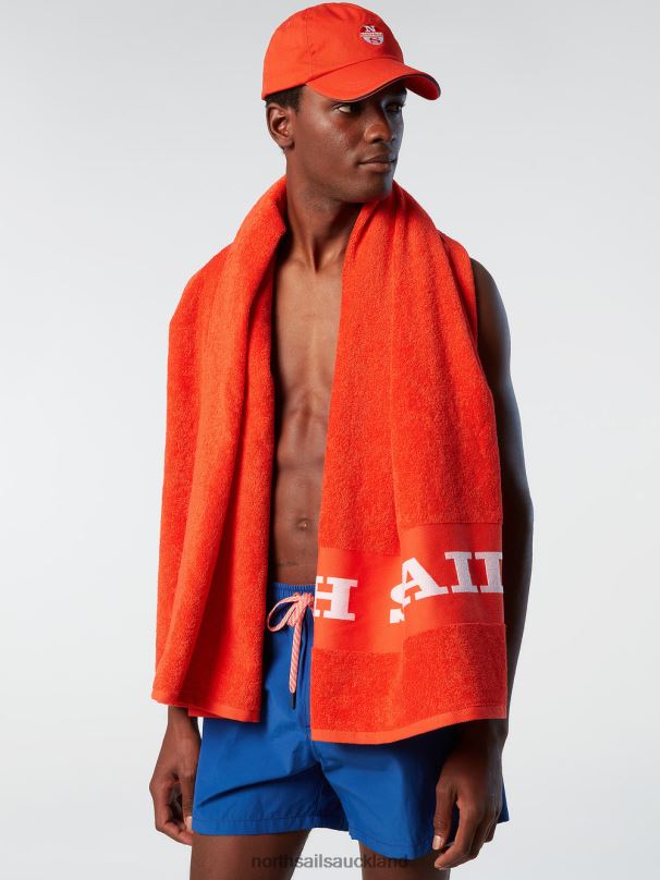 SWIM SHORTS WITH TEXTURED PRINT Ocean blue Beachwear Men X20HV410 North Sails