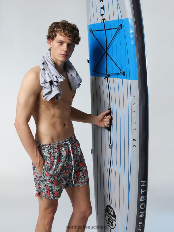 SWIM SHORTS WITH TROPICAL PRINT Combo 35 Beachwear Men X20HV417 North Sails