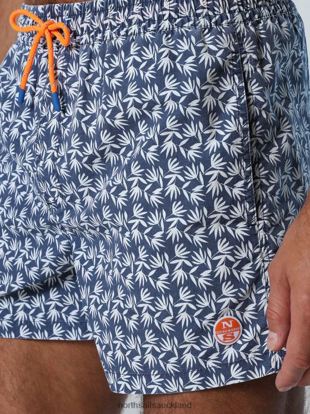 SWIM SHORTS WITH TROPICAL PRINT Combo 39 Beachwear Men X20HV418 North Sails