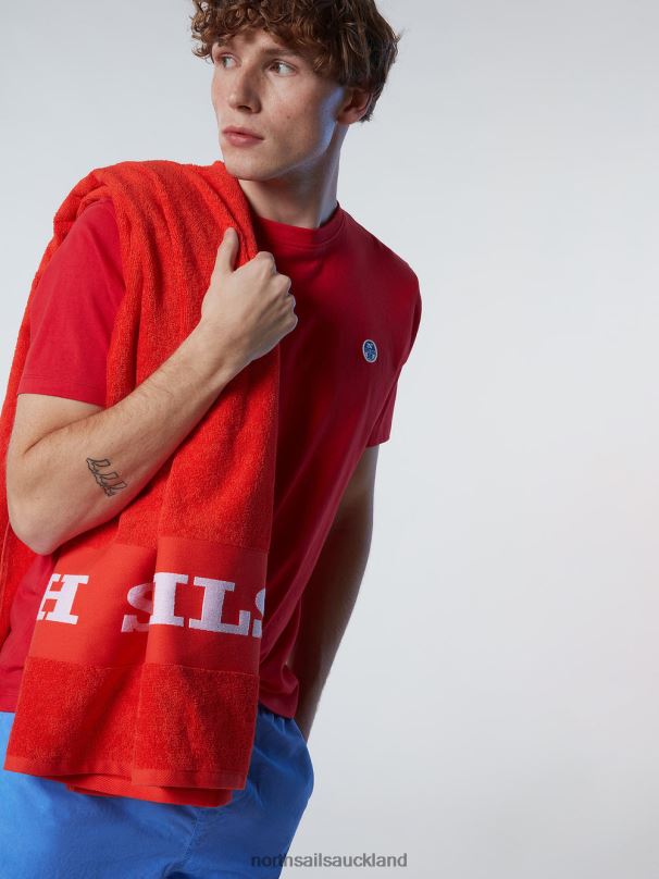 WASHED FABRIC SWIM SHORTS Cornflower blue Beachwear Men X20HV398 North Sails