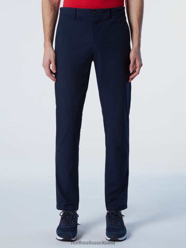 DEFENDER POPLIN CHINOS Navy blue Clothing Men X20HV312 North Sails