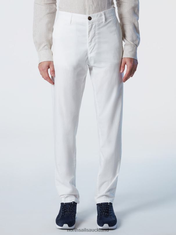 DEFENDER POPLIN CHINOS White Clothing Men X20HV310 North Sails