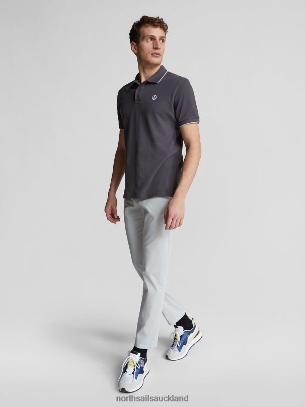 SLIM-FIT CHINOS DEFENDER 1895 Grey violet Clothing Men X20HV1175 North Sails