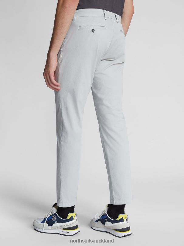 SLIM-FIT CHINOS DEFENDER 1895 Grey violet Clothing Men X20HV1175 North Sails