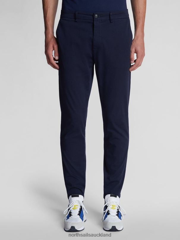 SLIM-FIT CHINOS DEFENDER 1895 Navy blue Clothing Men X20HV1174 North Sails