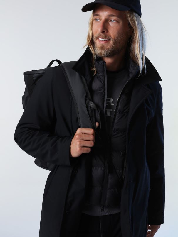 TECH TRENCH Black Clothing Men X20HV1035 North Sails