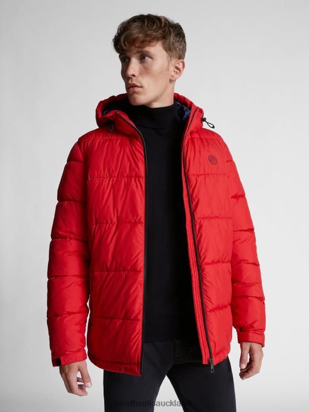 DOCK HOODED JACKET Red Clothing Men X20HV1296 North Sails
