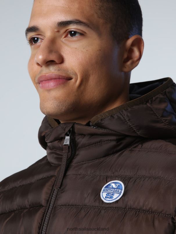 SKYE PUFFER JACKET Cocoa Clothing Men X20HV961 North Sails