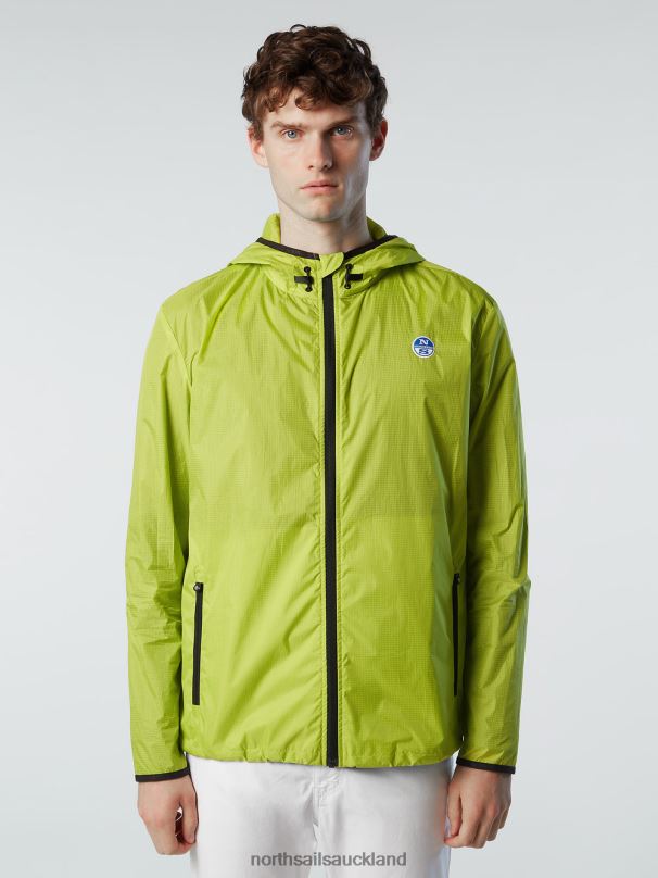 SPINNAKER HOODED JACKET Lime Clothing Men X20HV53 North Sails