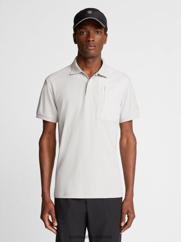 COOLMAX PIQUE POLO SHIRT Grey violet Clothing Men X20HV1071 North Sails