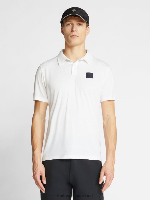 COTTON AND BAMBOO POLO SHIRT White Clothing Men X20HV1068 North Sails