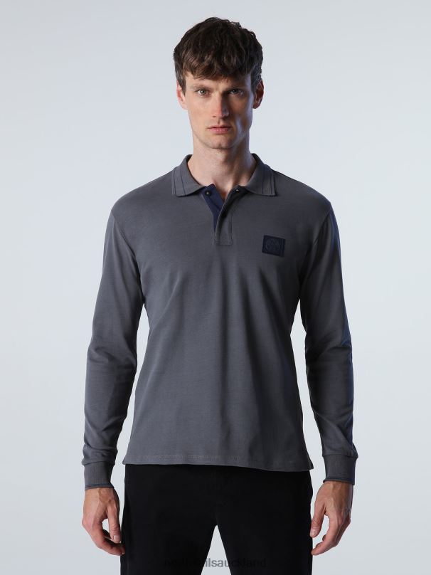 HEAVY JERSEY POLO SHIRT Asphalt Clothing Men X20HV821 North Sails