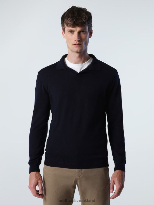 HYDROWOOL POLO SHIRT Navy blue Clothing Men X20HV867 North Sails