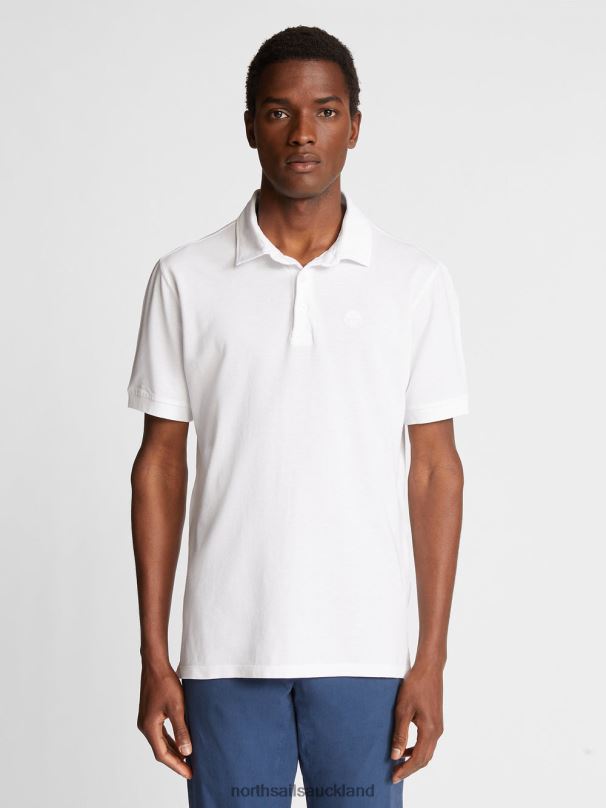LIGHTWEIGHT PIQUE POLO SHIRT White Clothing Men X20HV1105 North Sails