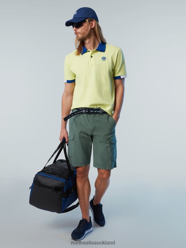 ORGANIC COTTON POLO SHIRT Lime Clothing Men X20HV117 North Sails