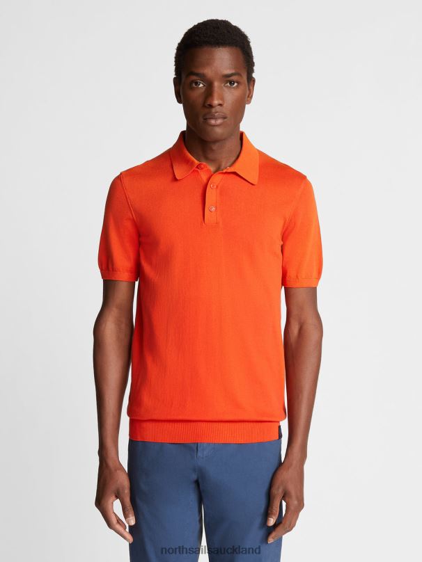 ORGANIC COTTON POLO SHIRT Lobster Clothing Men X20HV1114 North Sails