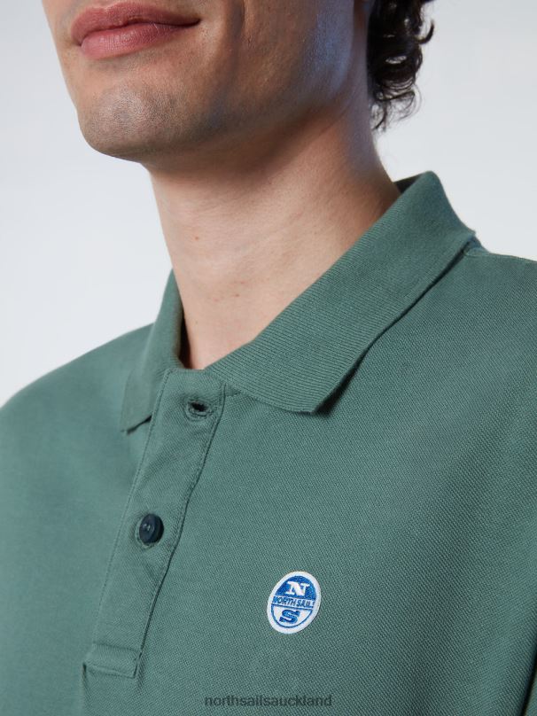ORGANIC COTTON POLO SHIRT Military green Clothing Men X20HV126 North Sails