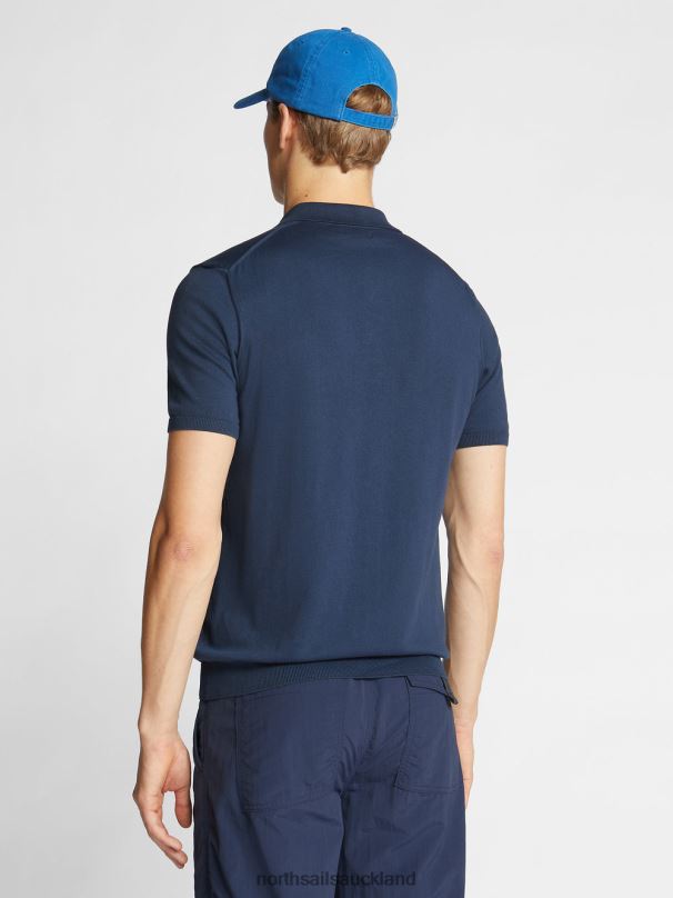 ORGANIC COTTON POLO SHIRT Navy blue Clothing Men X20HV1116 North Sails