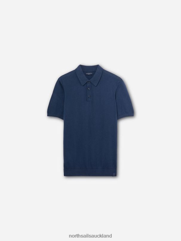 ORGANIC COTTON POLO SHIRT Navy blue Clothing Men X20HV1116 North Sails