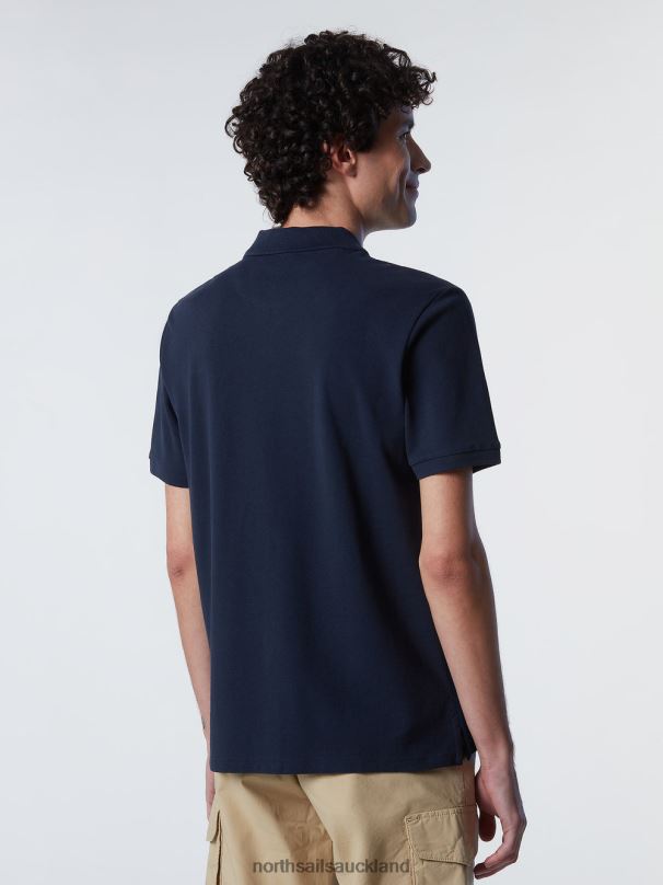 ORGANIC COTTON POLO SHIRT Navy blue Clothing Men X20HV121 North Sails